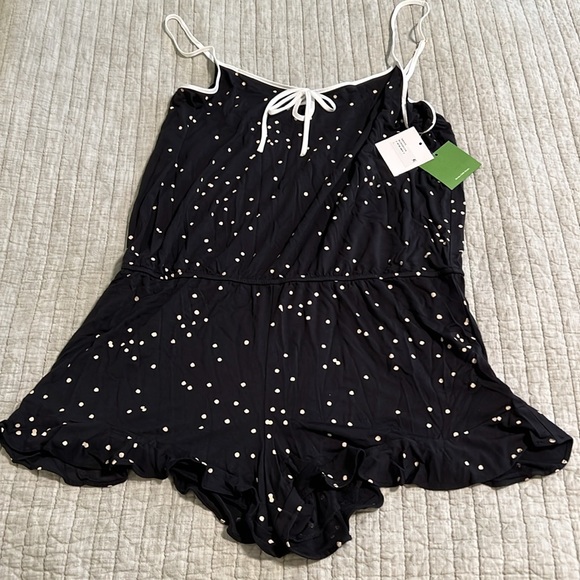 🔥🔥KATE SPADE New York romper BLCK/GEO / L